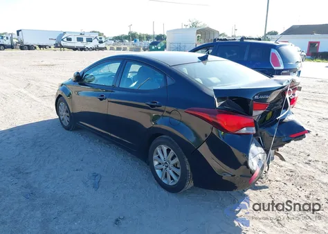 2014 Hyundai Elantra Se from USA, damaged, VIN KMHDH4AE2EU066458